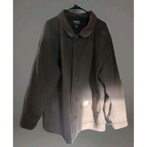 Guide Series Men's Long‎ Brown Canvas Trail Coat Extra Large Tall